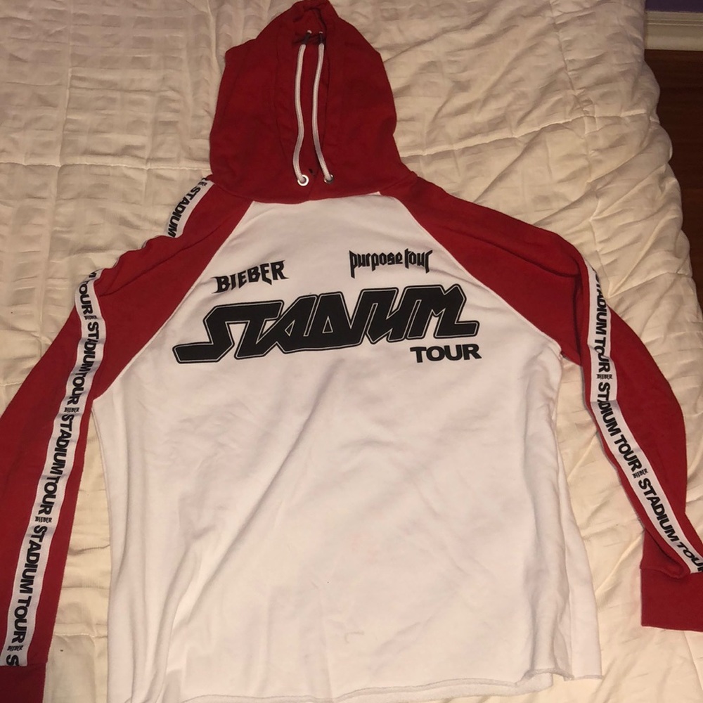 Justin Bieber purpose stadium tour hoodie!